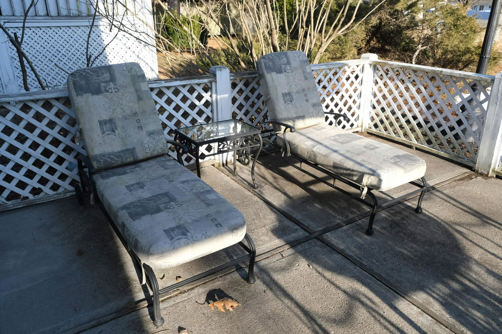 3-Piece Cast Aluminum Pool Furniture (1 of 5)