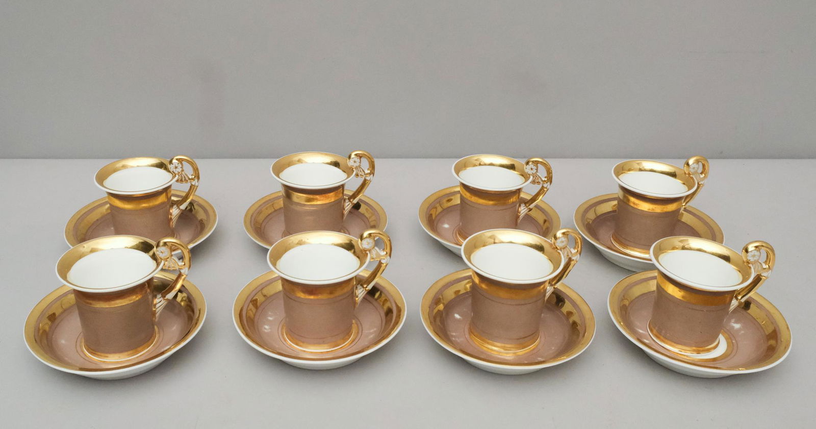 Old Paris Porcelain Tea Cup & Saucer Set (1 of 11)