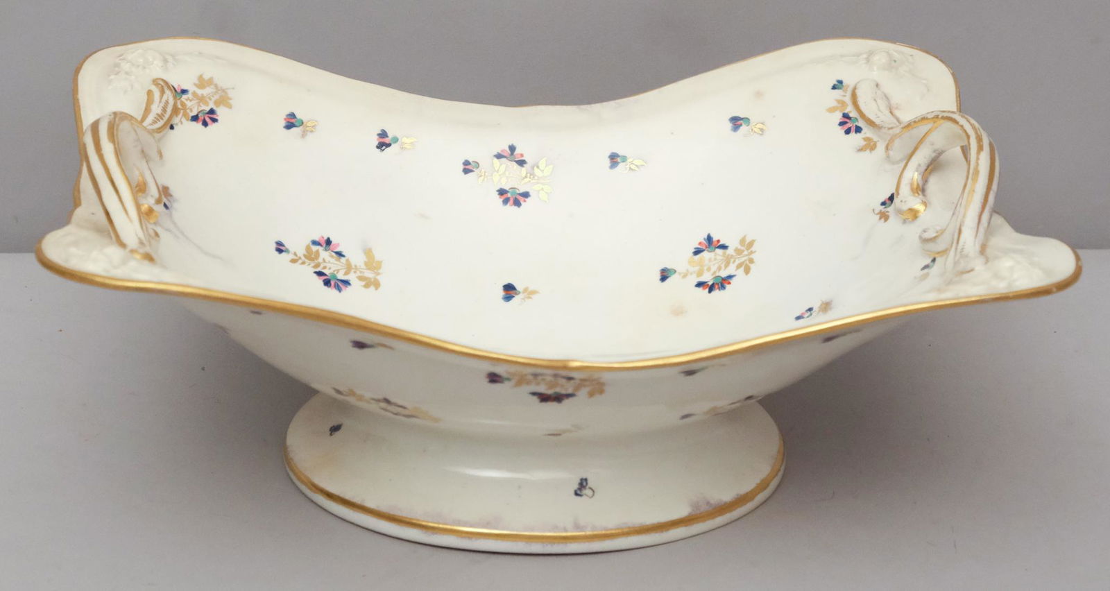Early Derby Porcelain Floral Decorated Basket (1 of 10)