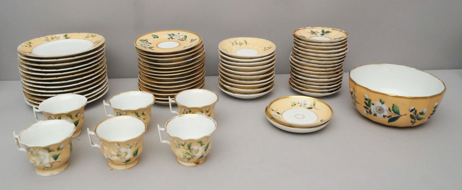 Dessert Set of Old Paris Porcelain (1 of 13)