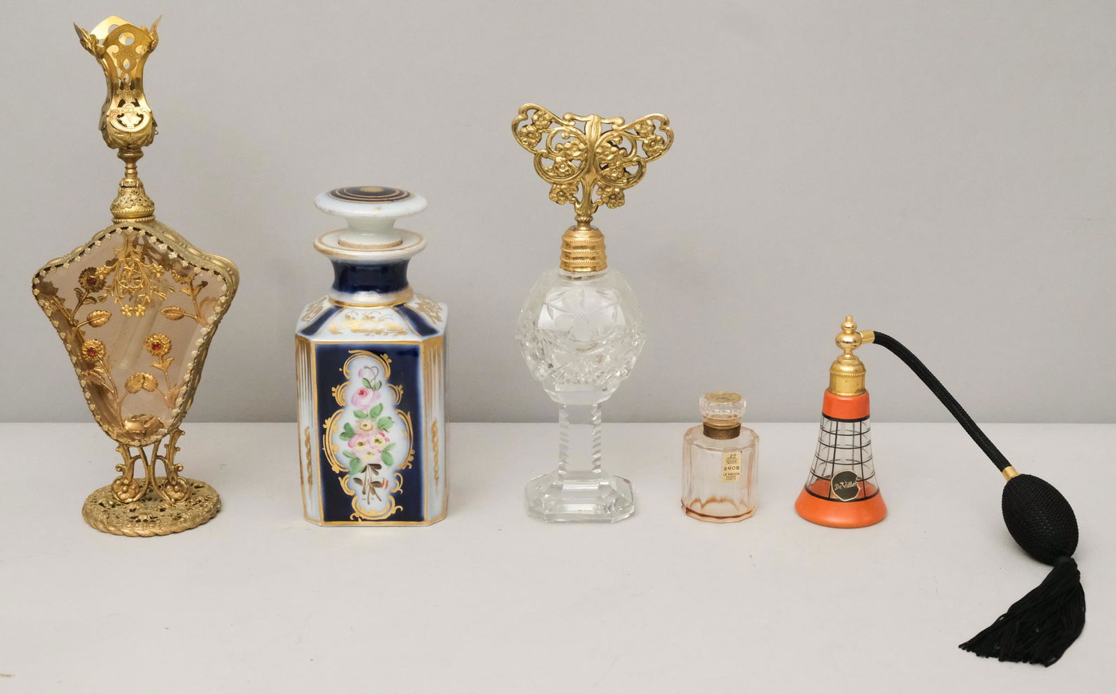 Lot of Antique Perfume Bottles (1 of 13)