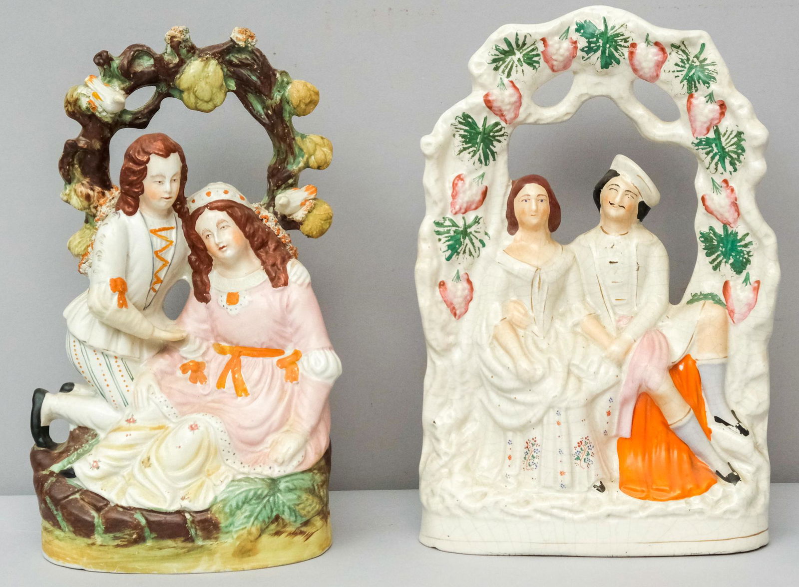 Two Large Staffordshire Figurines (1 of 10)