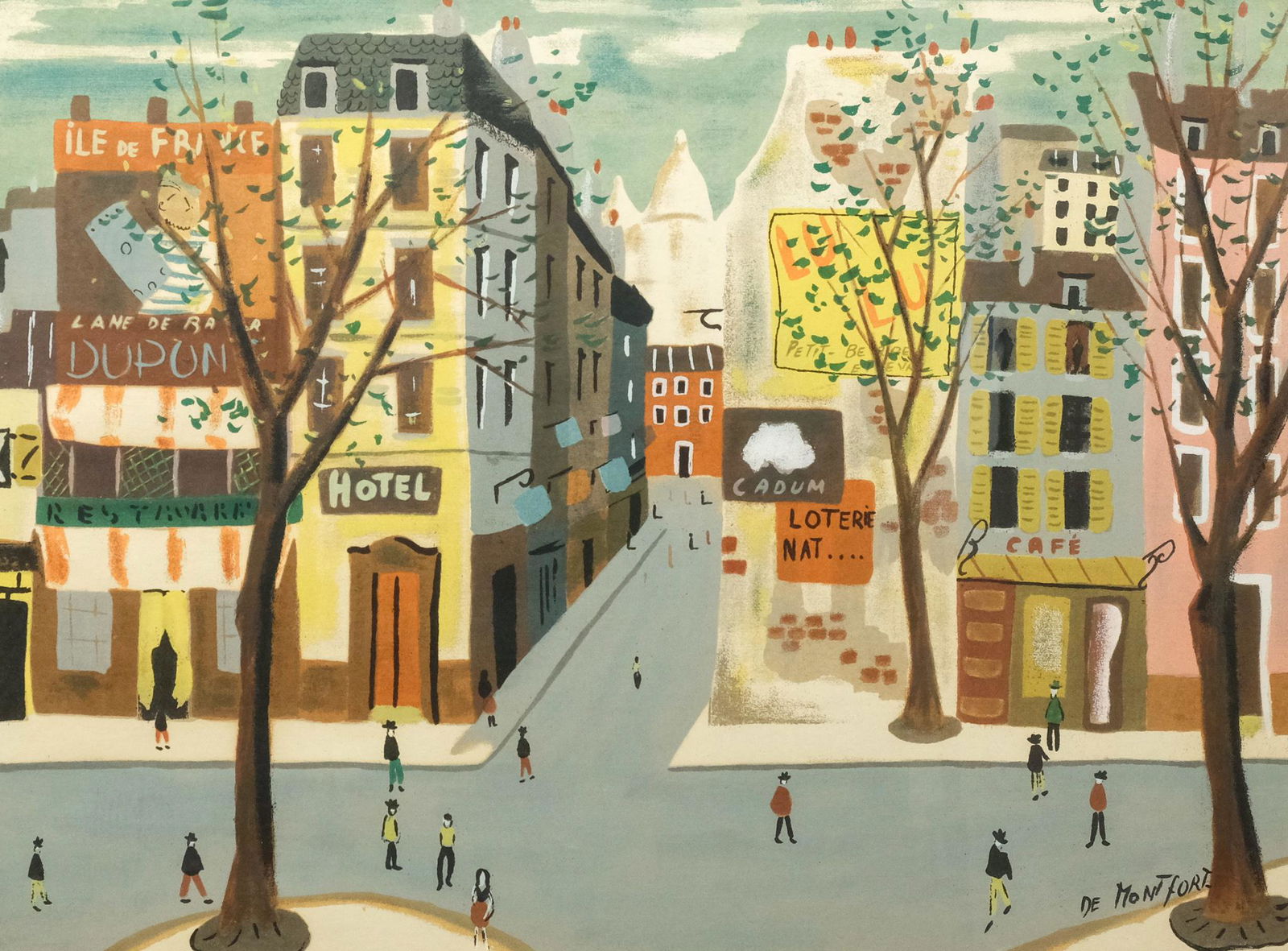 Charles De Montfort, French Street Scene (1 of 6)
