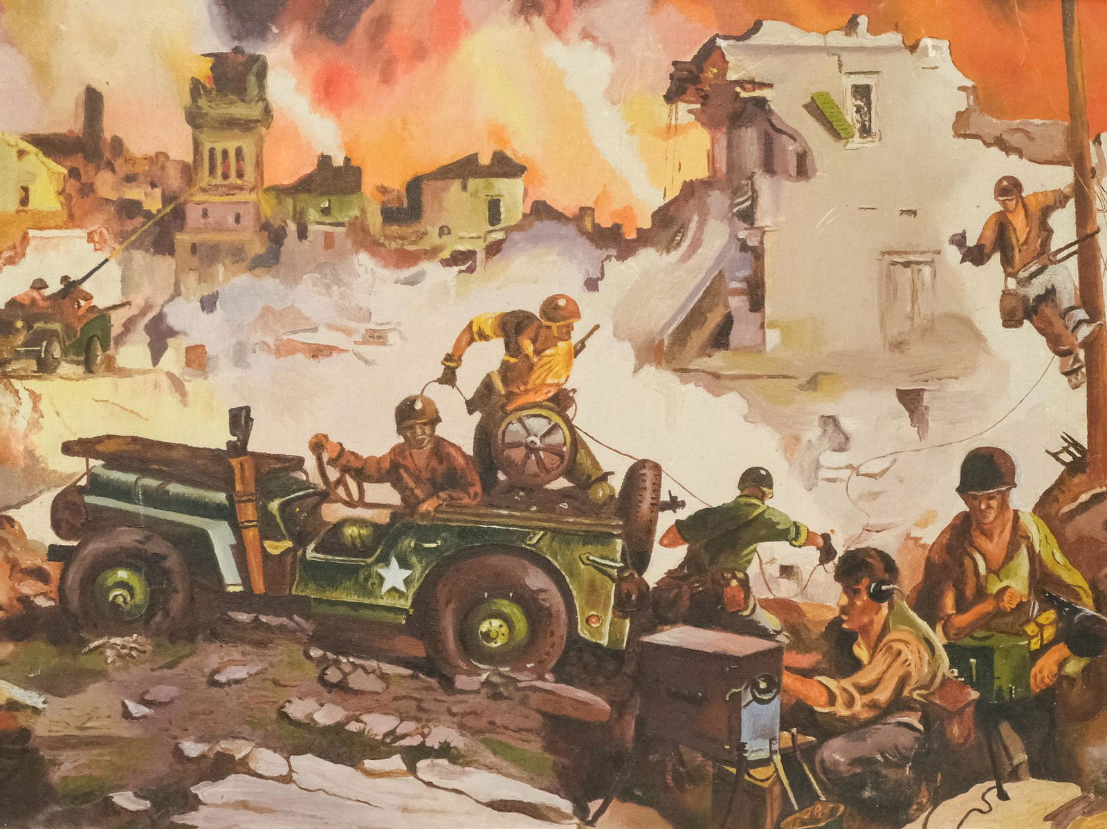 American School, 20th Century War Scene (1 of 5)