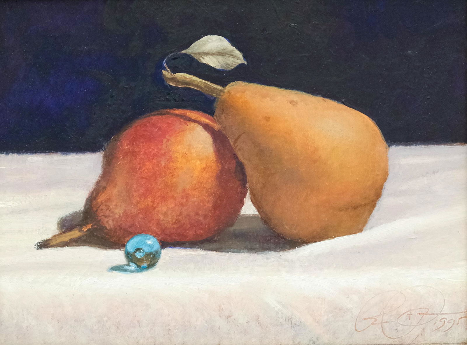 Eric Forstmann, Pears with Blue Marble (1 of 5)