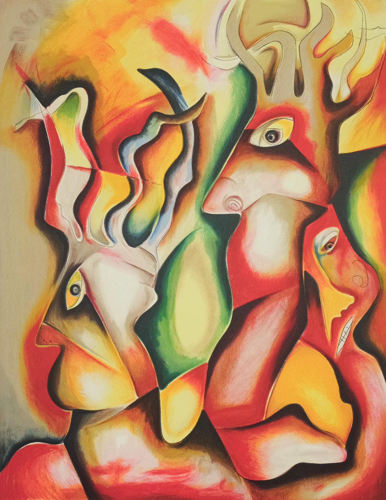 Alexandra Nechita, "Nature's Roots" (1 of 3)