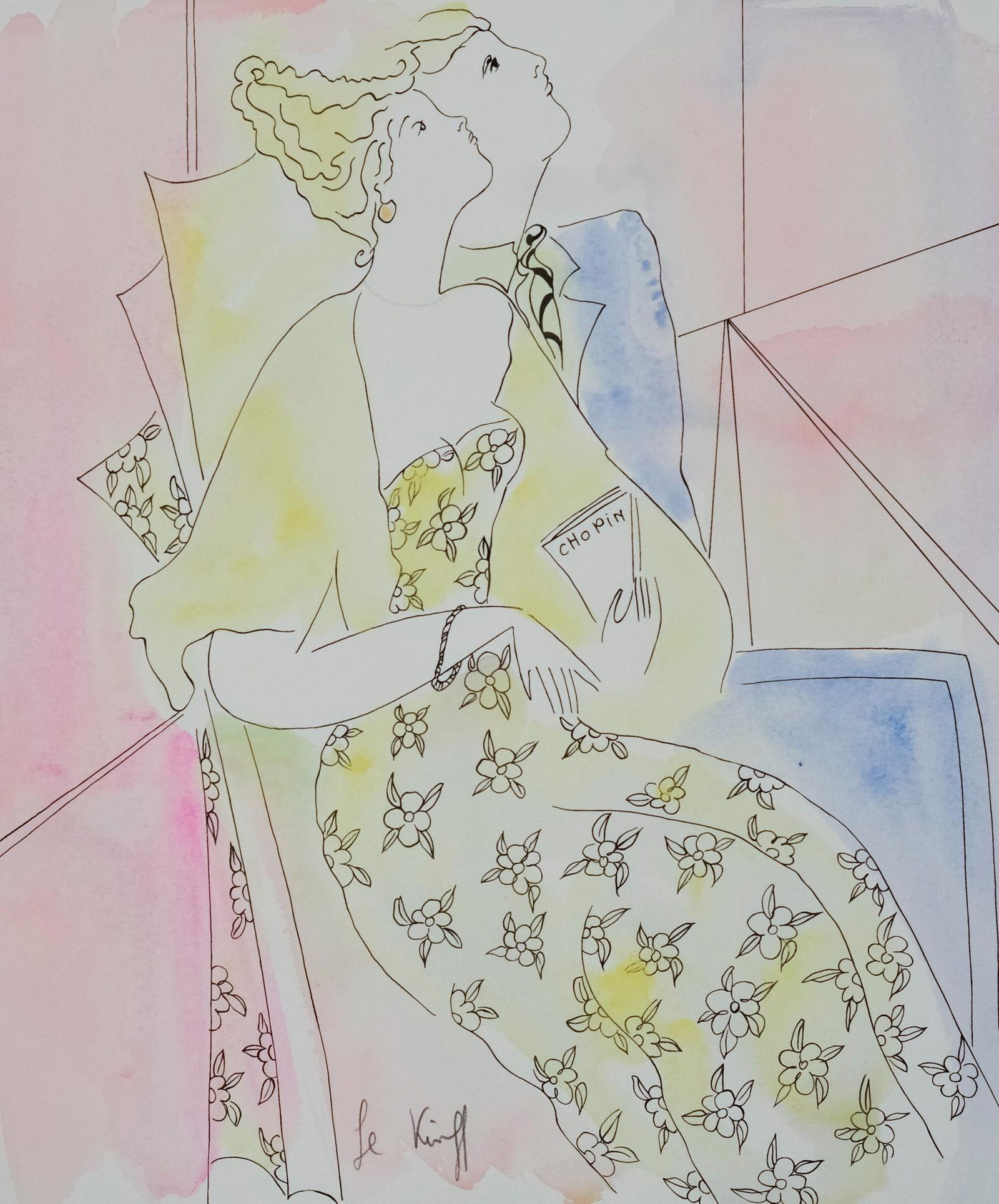 Linda Le Kniff, Listening to Chopin (1 of 3)