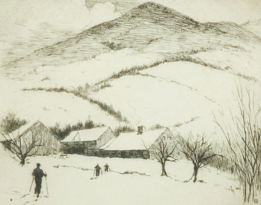 Sears Gallagher, Snowshoeing Scene (1 of 5)