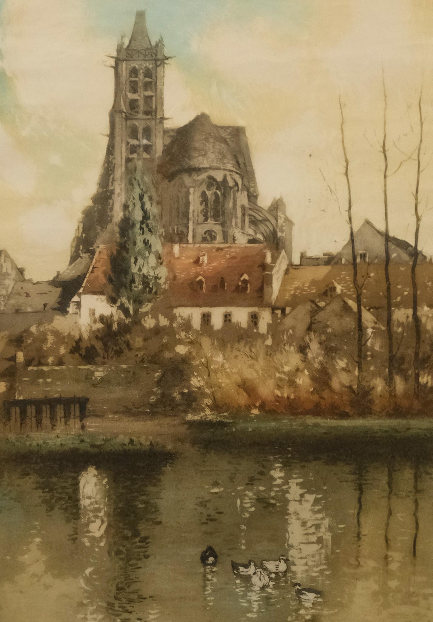 Lusy, Old Church Print (1 of 6)