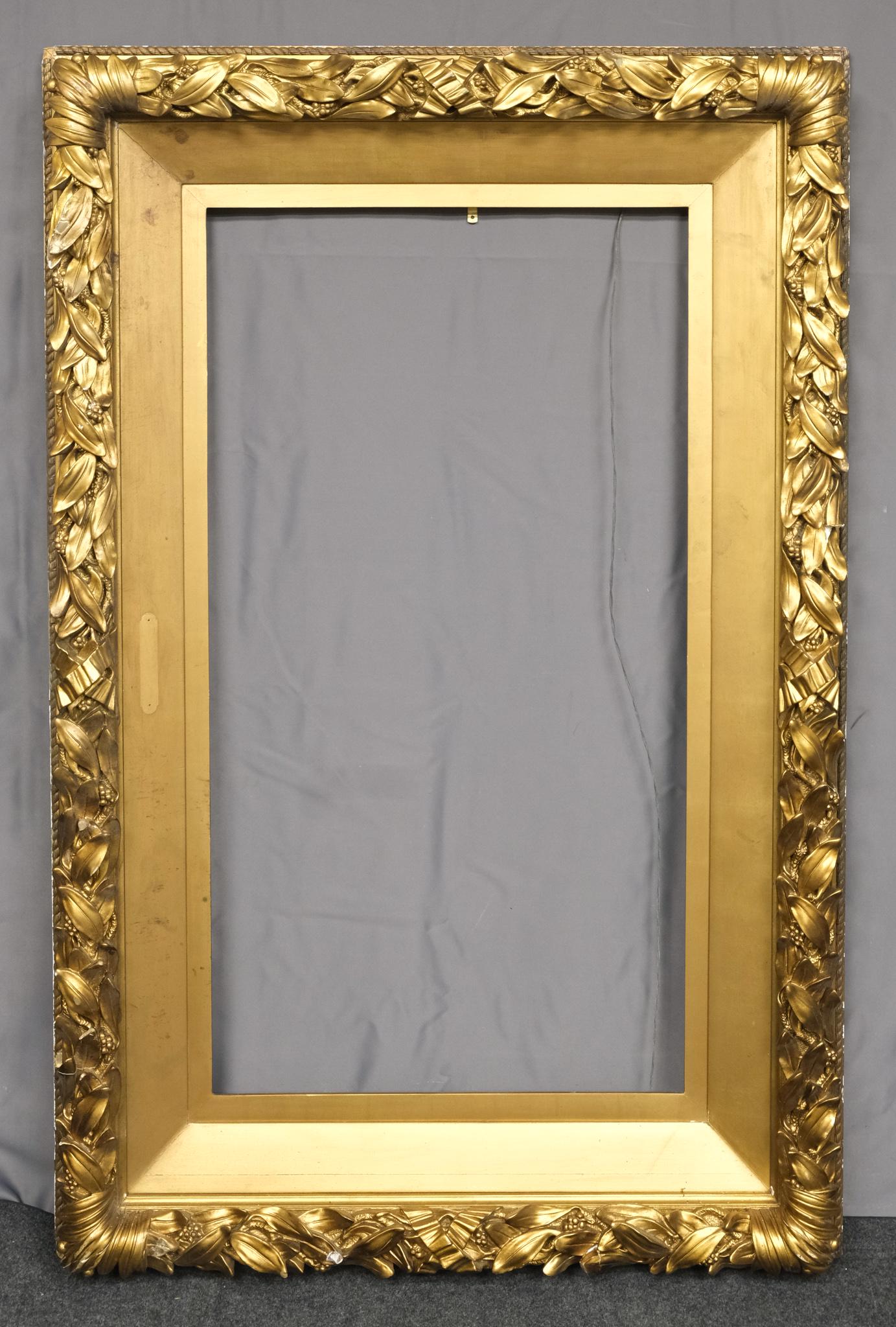 American Beveled Panel 1890's Gilt Frame (1 of 4)