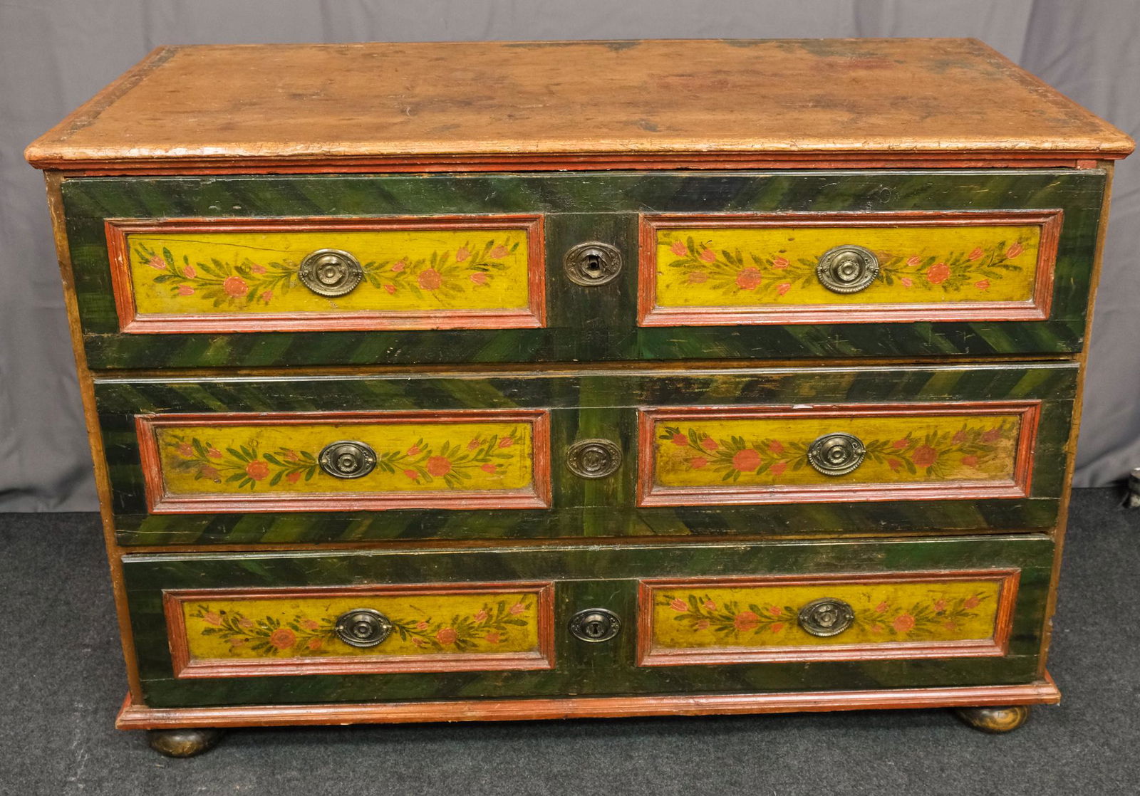Antique Austrian Painted Dresser (1 of 12)