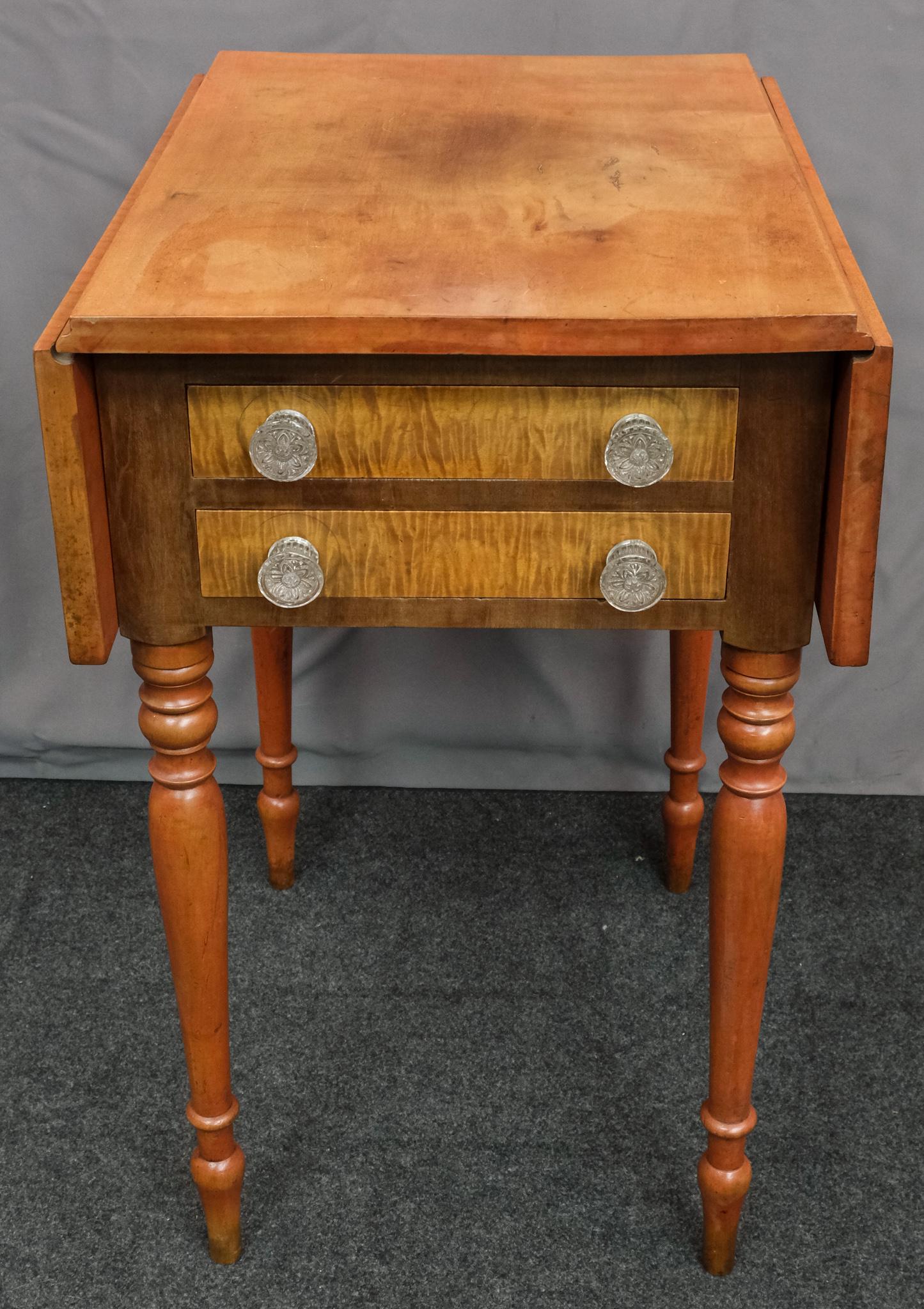 American Empire Two-Drawer Stand (1 of 10)