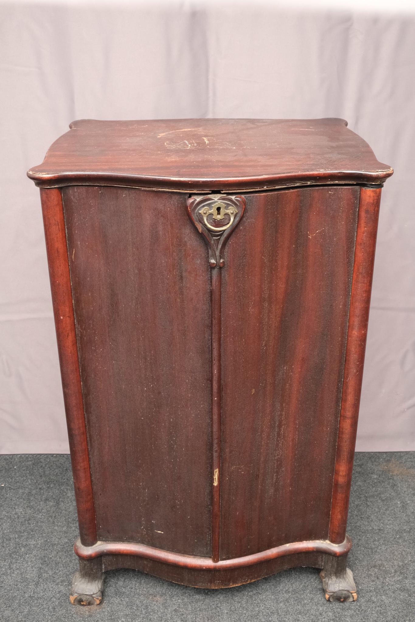 Art Nouveau Mahogany Music Cabinet (1 of 8)