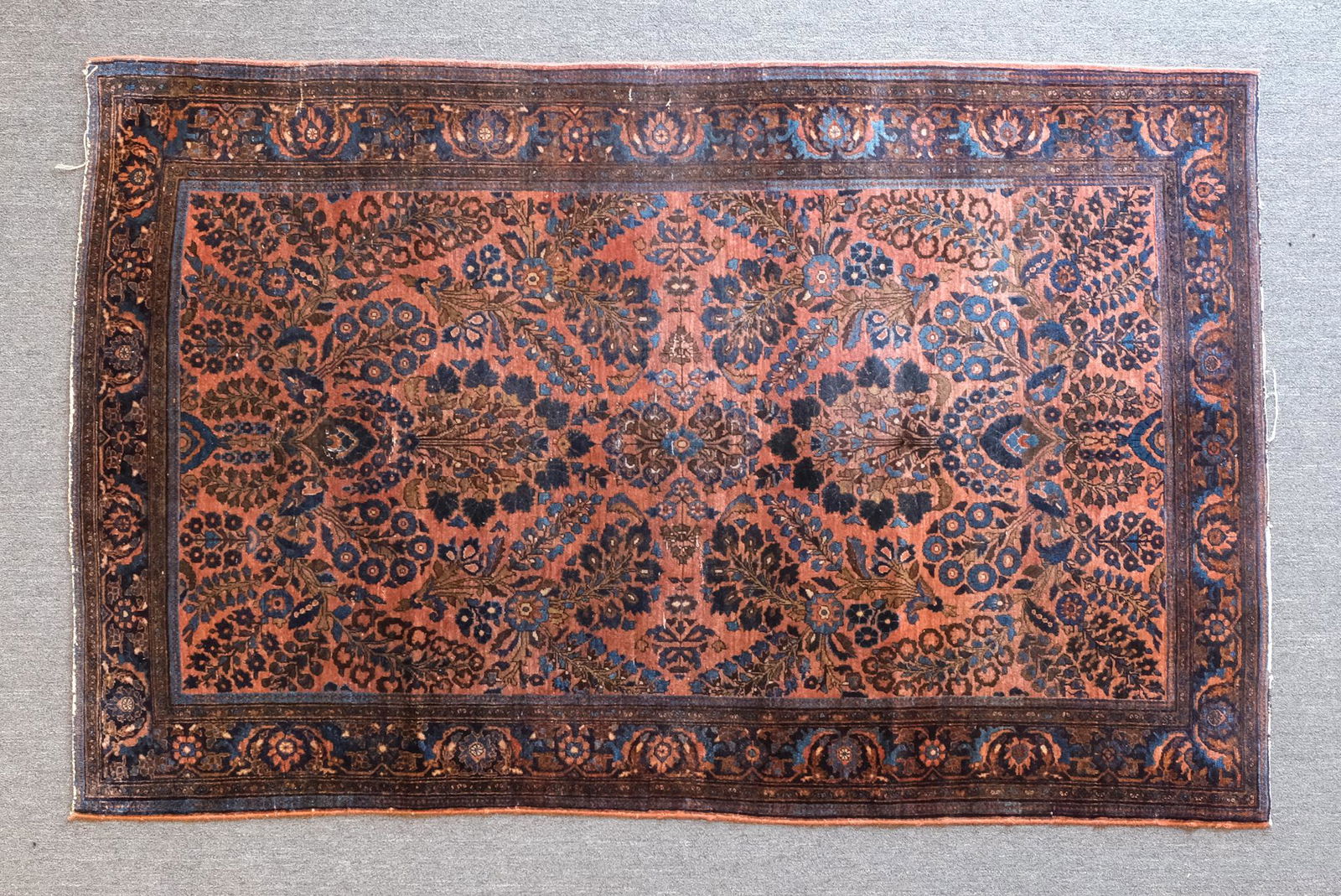 Blue Sarouk Rug (1 of 9)