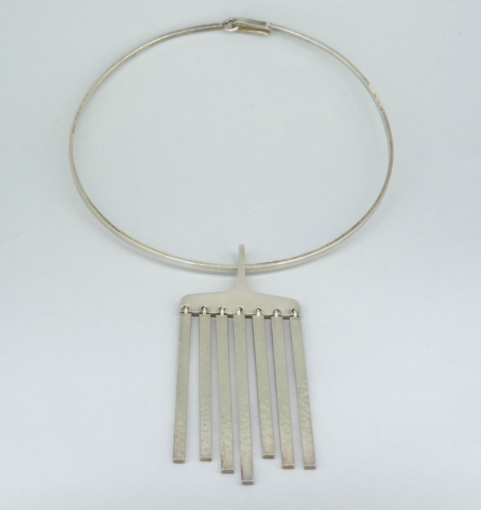 Hans Hansen Danish Modern Sterling Necklace (1 of 12)