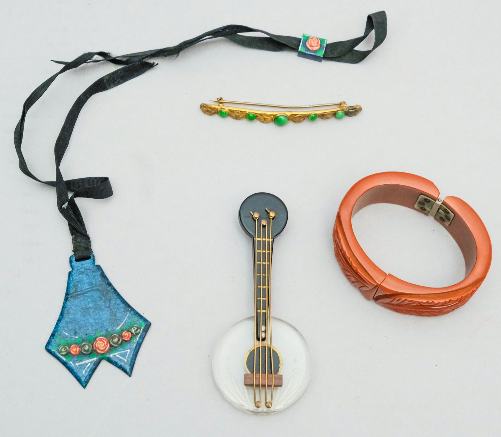 Group of Bakelite and Antique Costume Jewelry (1 of 7)