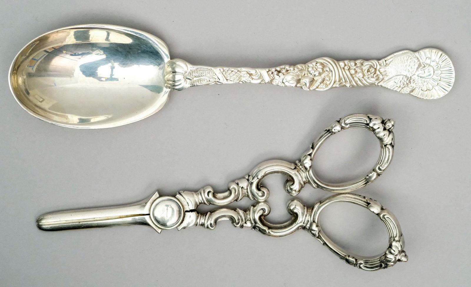 Tiffany Sterling Silver Turkey Pattern Spoon (1 of 9)