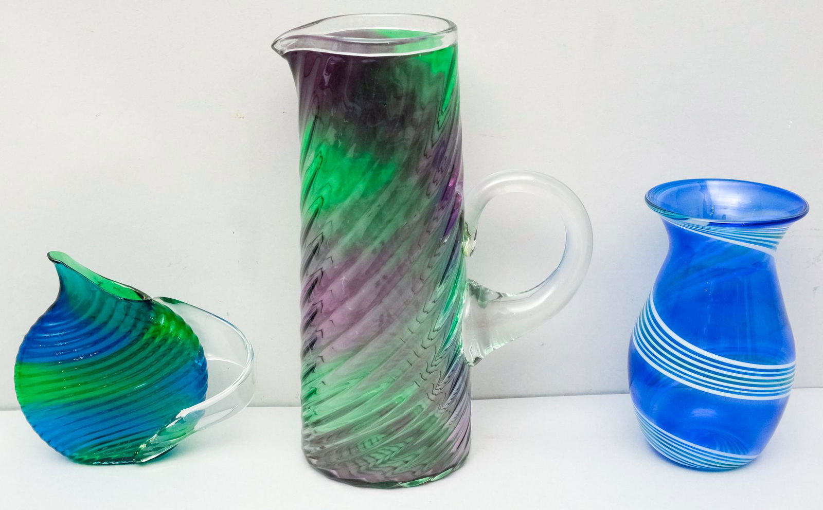 Trio of Studio Art Glass Pieces (1 of 7)