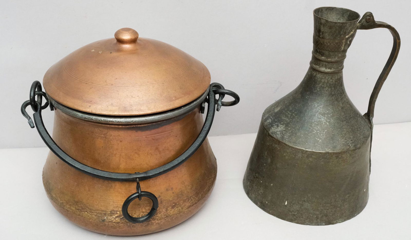 Two Antique Middle Eastern & Arabic Metalworks (1 of 6)