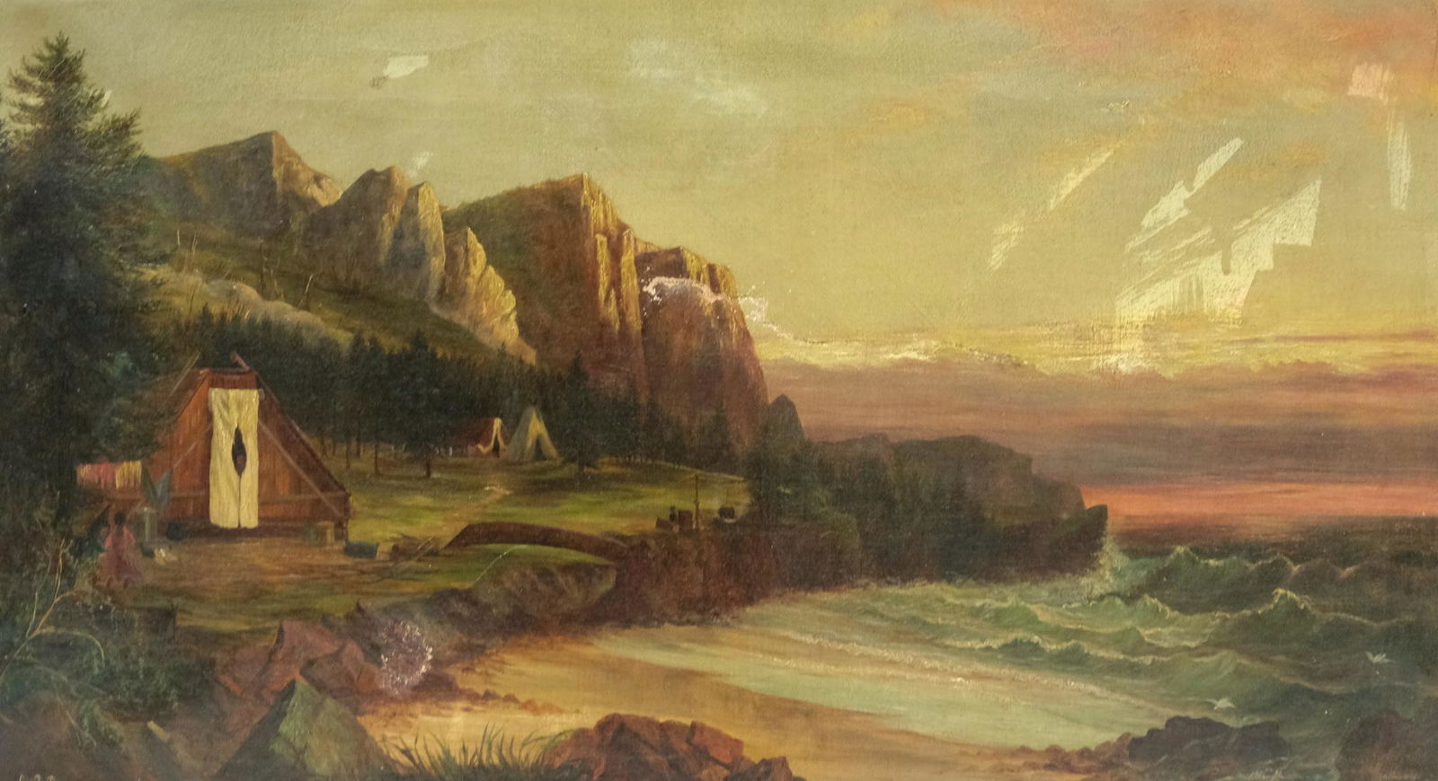 L. P. Barnard, Encampment By the Beach (1 of 8)