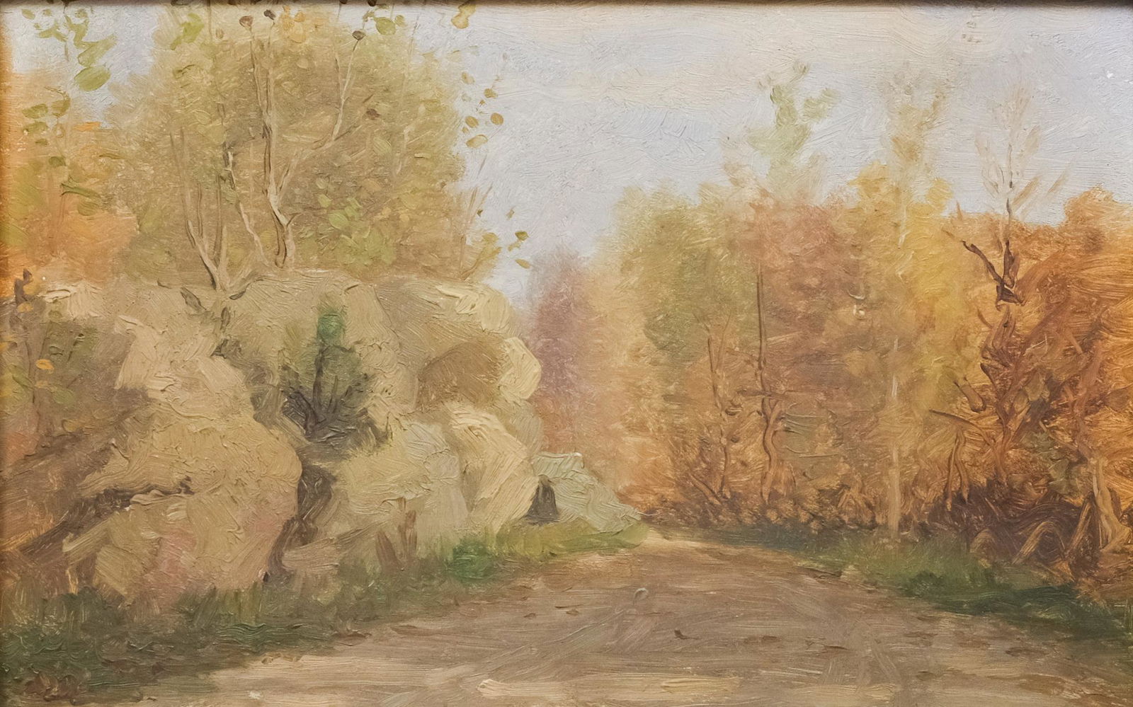 Hudson River School, Framed Oil Sketch (1 of 4)