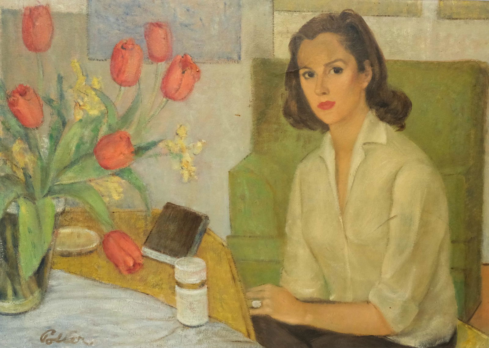 Kurt Polter, Woman with Tulips (1 of 5)