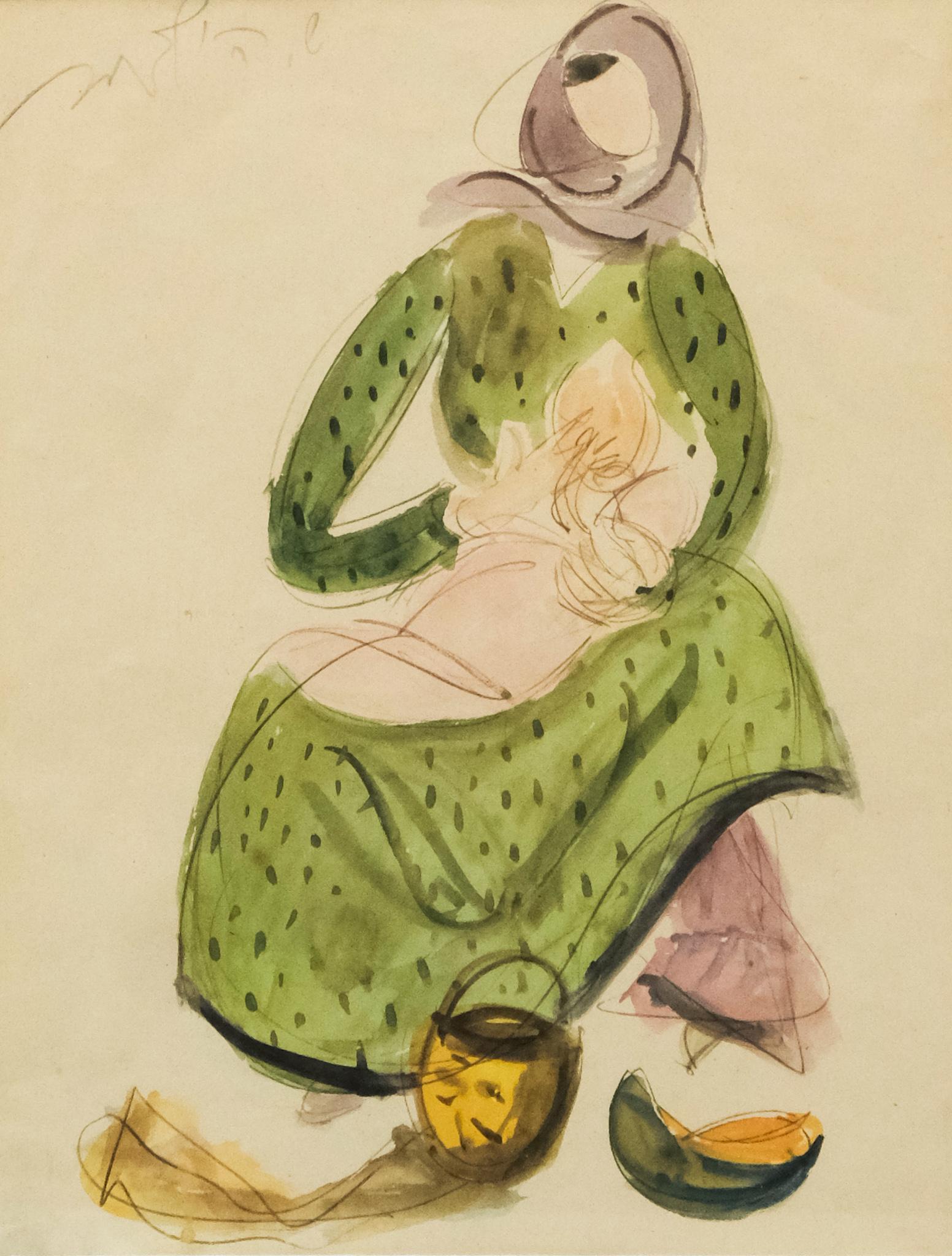 Shimshon Holzman, Mother Nursing Child (1 of 5)