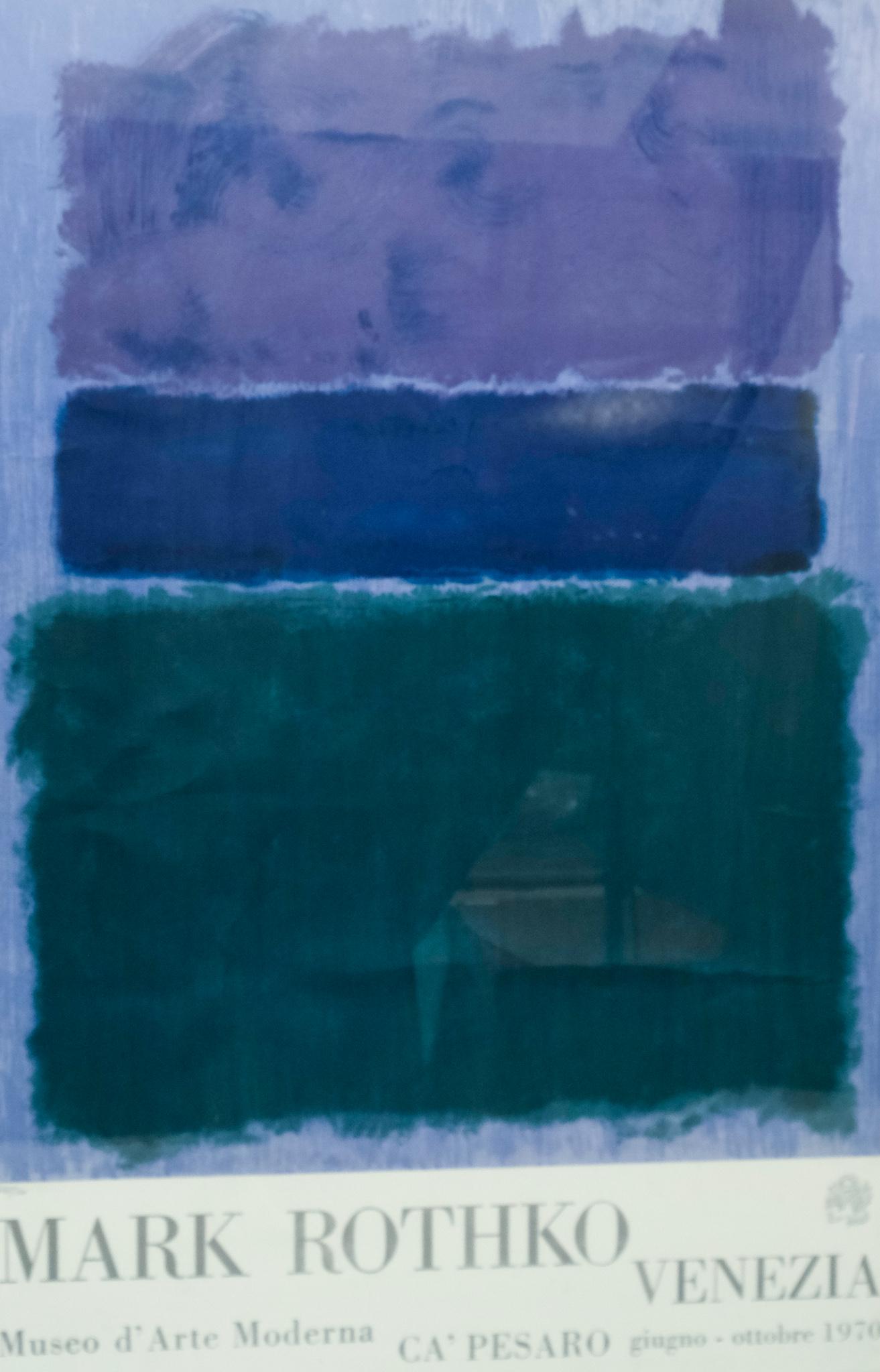 Framed Mark Rothko 1970 "Venezia" Poster (1 of 4)