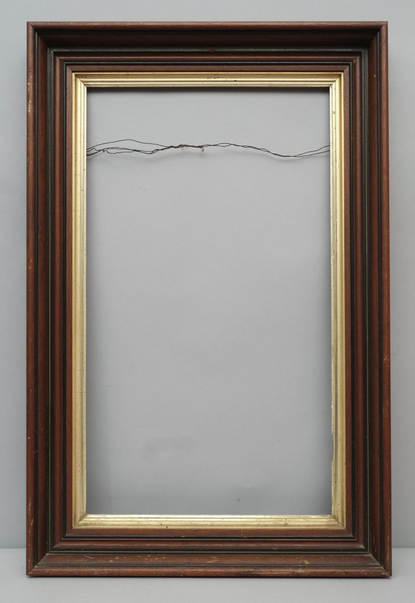 American Walnut Frame with Gilt Liner (1 of 5)