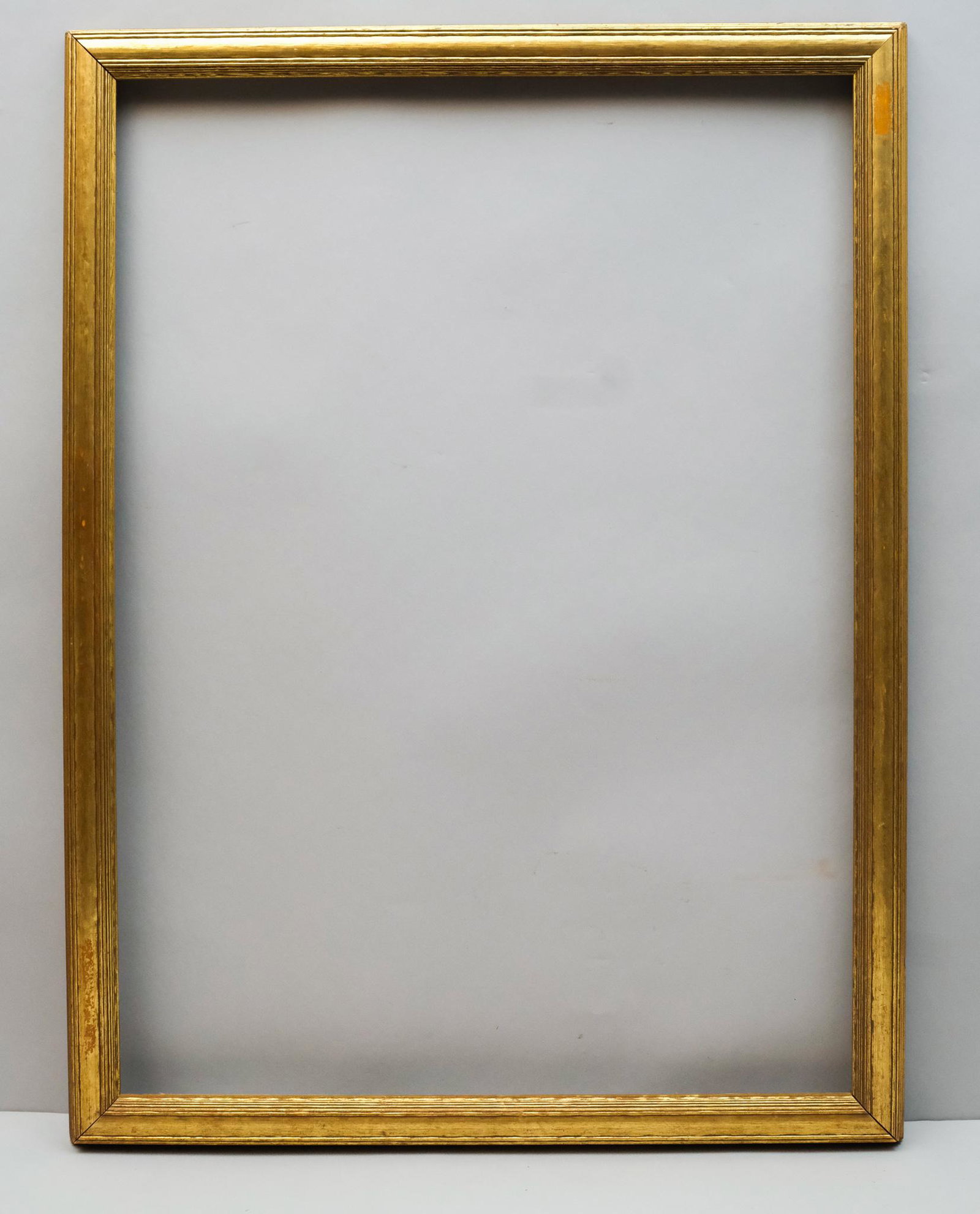 Arts & Crafts Gilt Frame: American, ca. 1930, having reeded profile similar to Whistler frames. Rabbet: 26" x 36" Overall Dimensions: 29 1/2" x 39 1/2" Molding Width: 2"