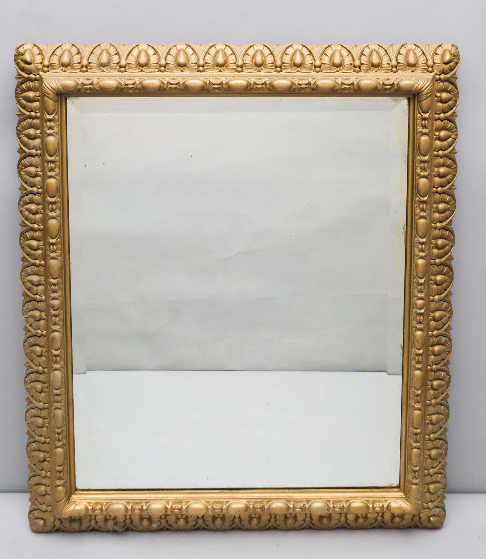 Large Victorian Carved Giltwood Mirror (1 of 4)
