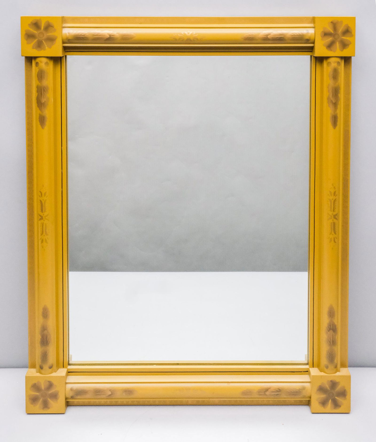 Large Hitchcock Style Stencil Wall Mirror (1 of 4)