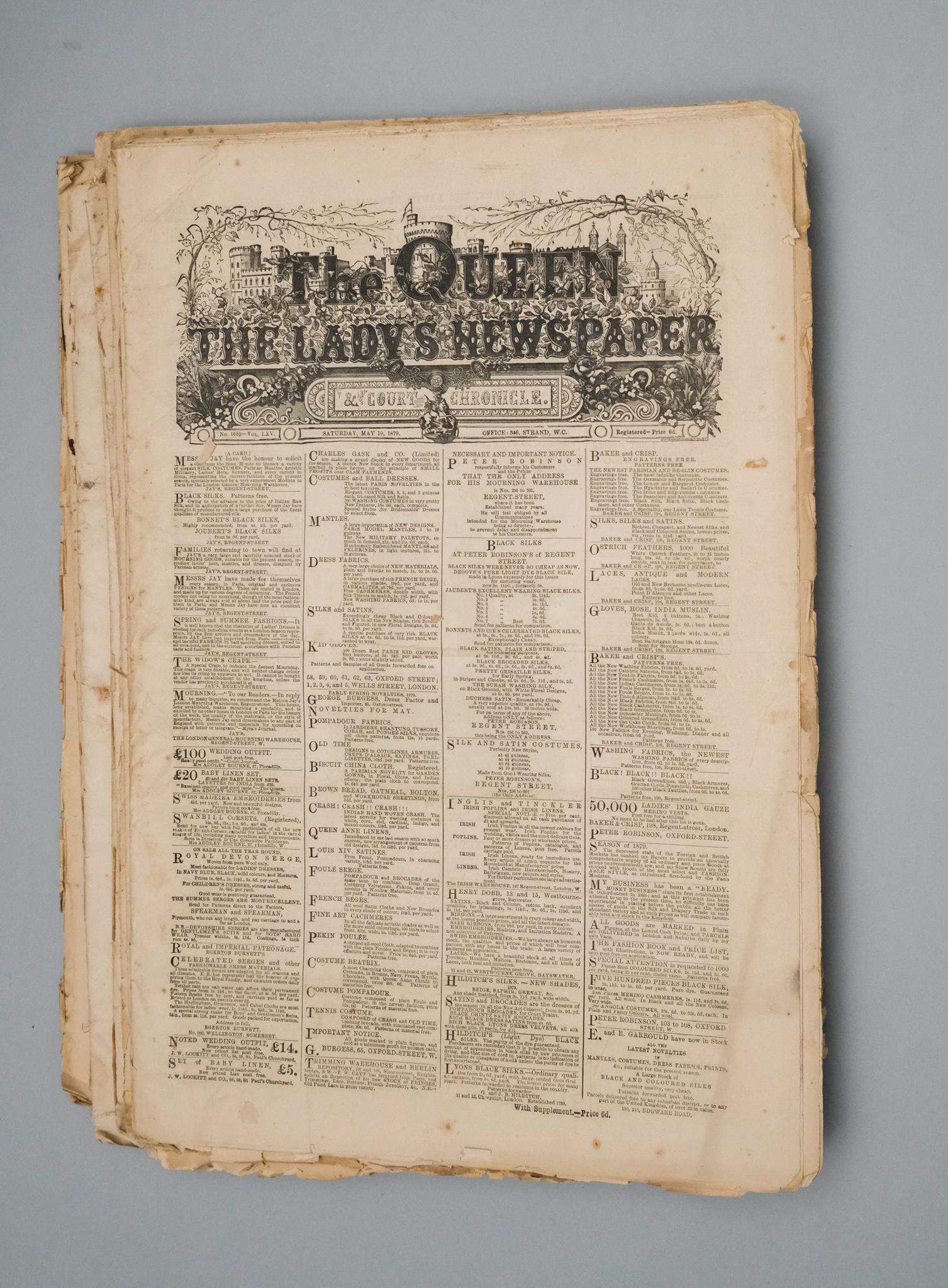 The Queen Lady's Newspaper Lot #1 (1 of 14)