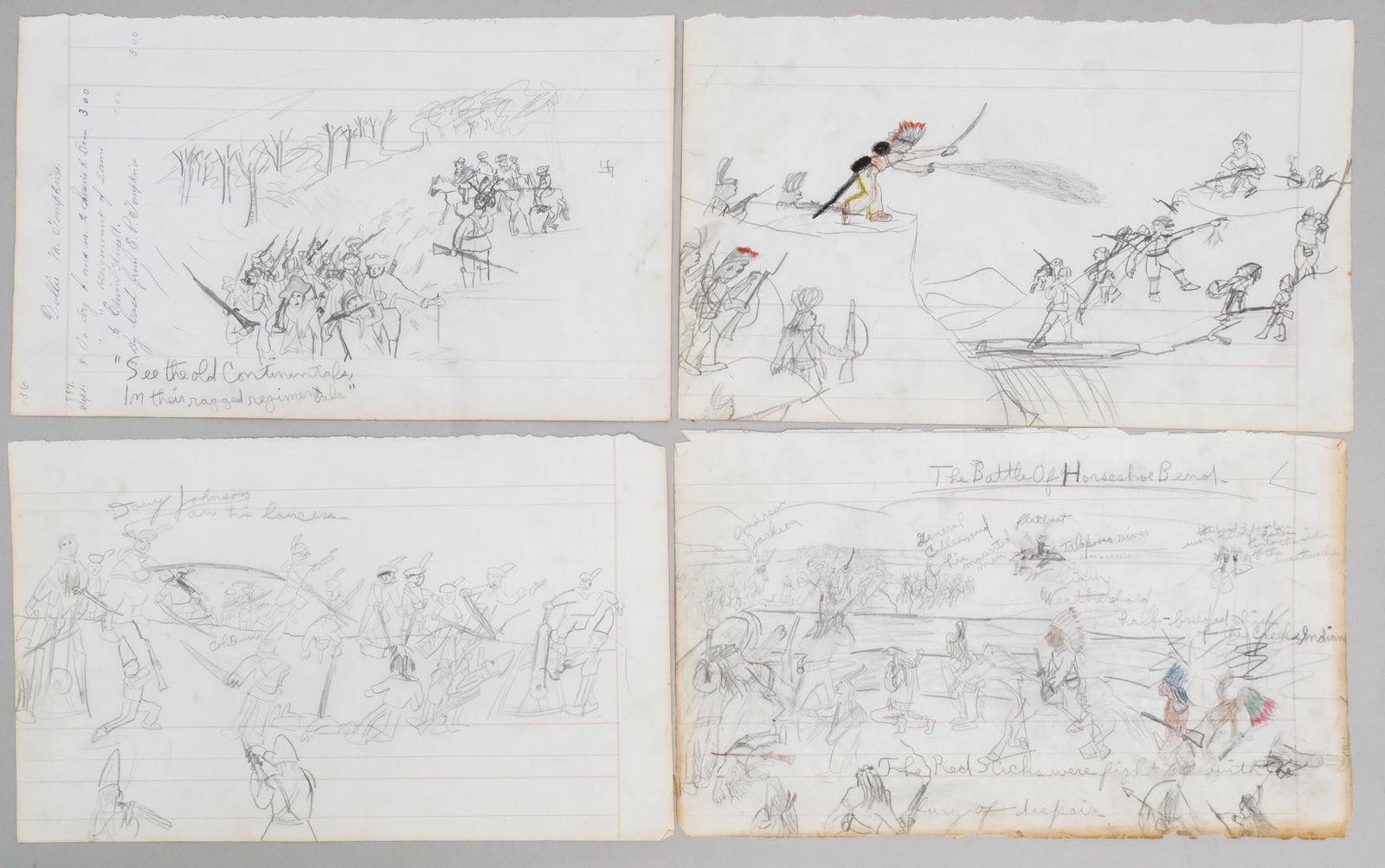 1870s Register & Children's Drawings (1 of 12)