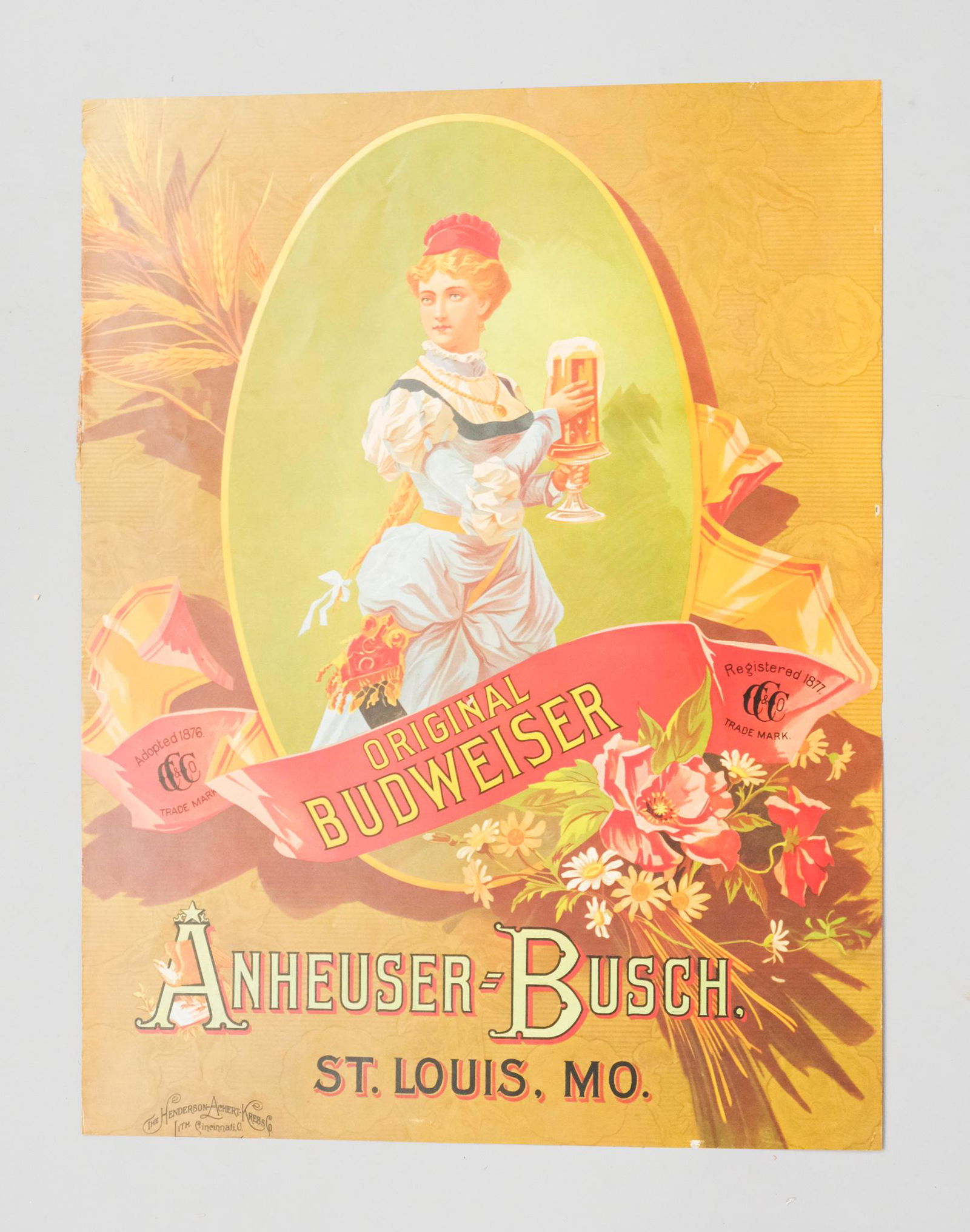 Budweiser Poster, 1800s (1 of 4)