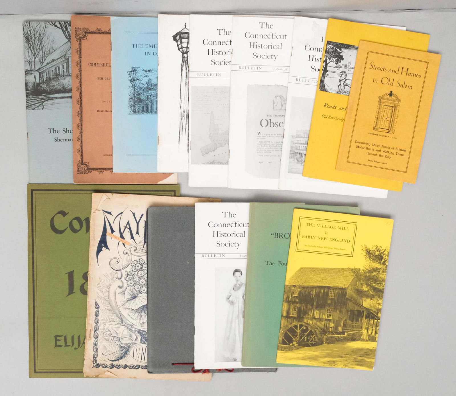 Massachusetts & Connecticut Lot (17 Items) (1 of 3)