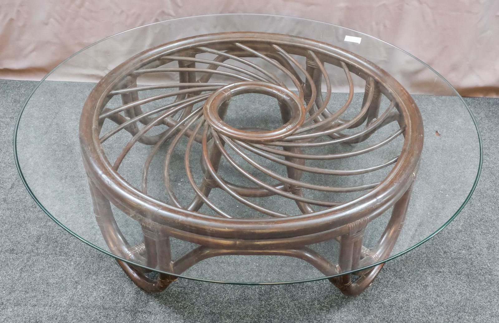 Mandarin Collection Glass Top Center Table (1 of 7)