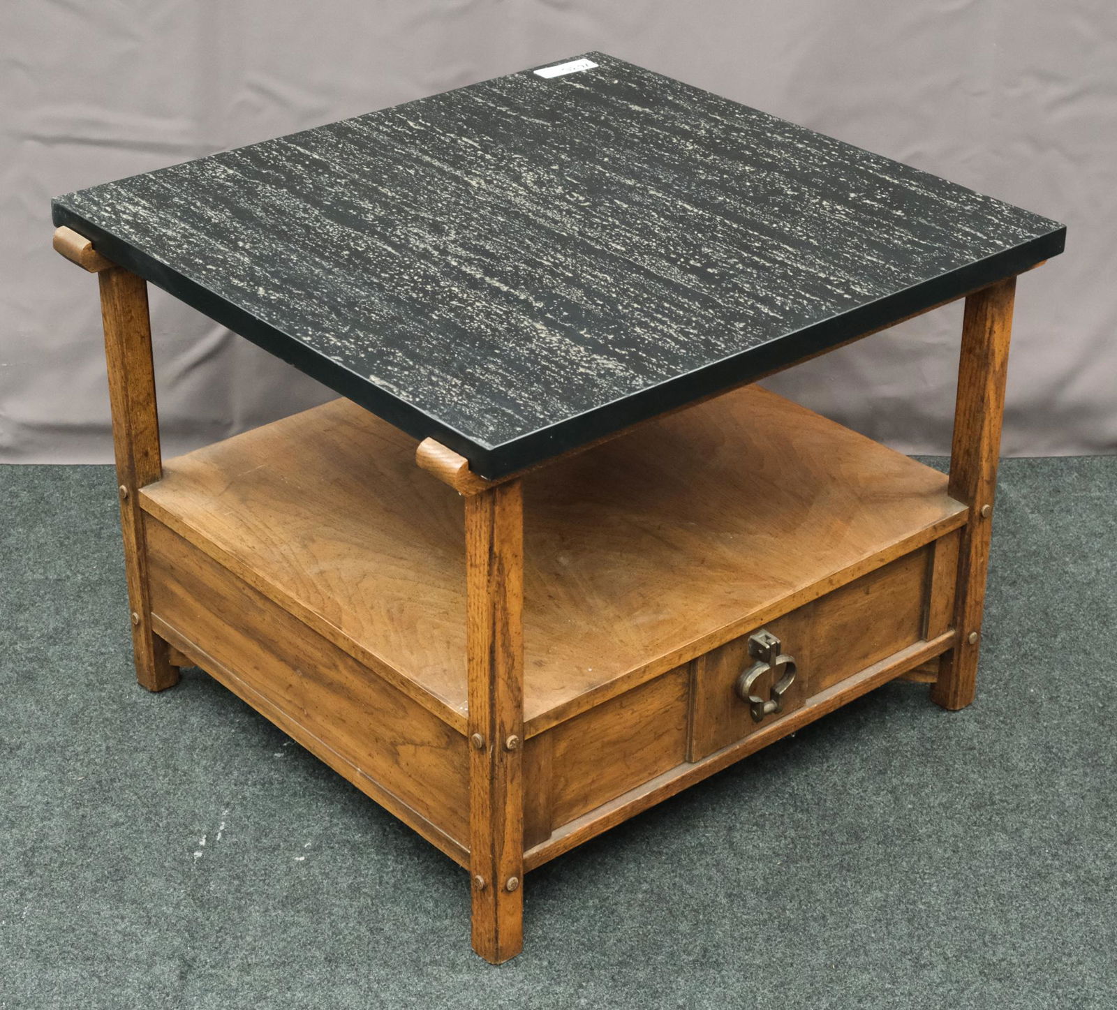 MCM Drexel Marble Top Coffee Table (1 of 9)