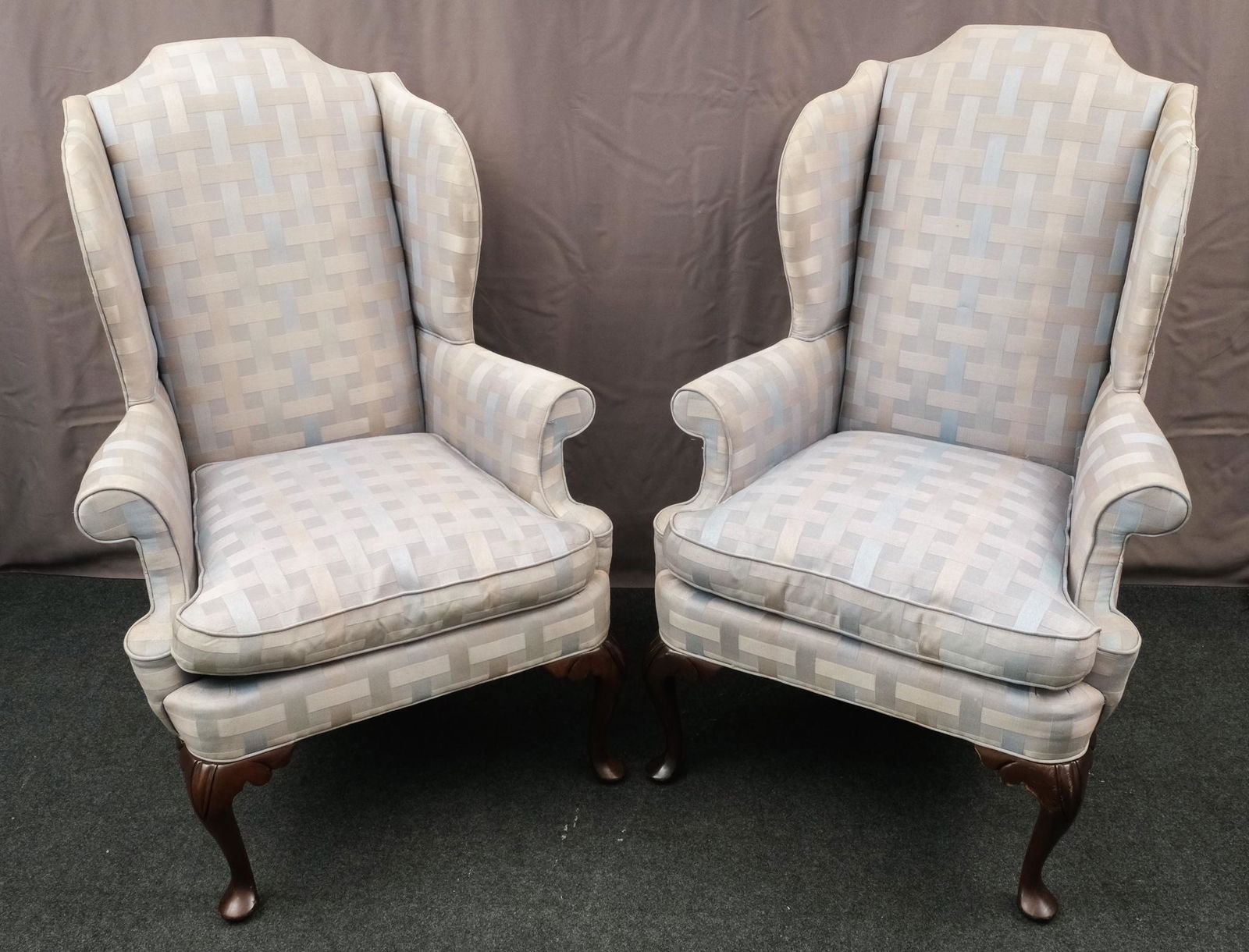 Pair of Hickory Chair Company Wing Chairs (1 of 7)