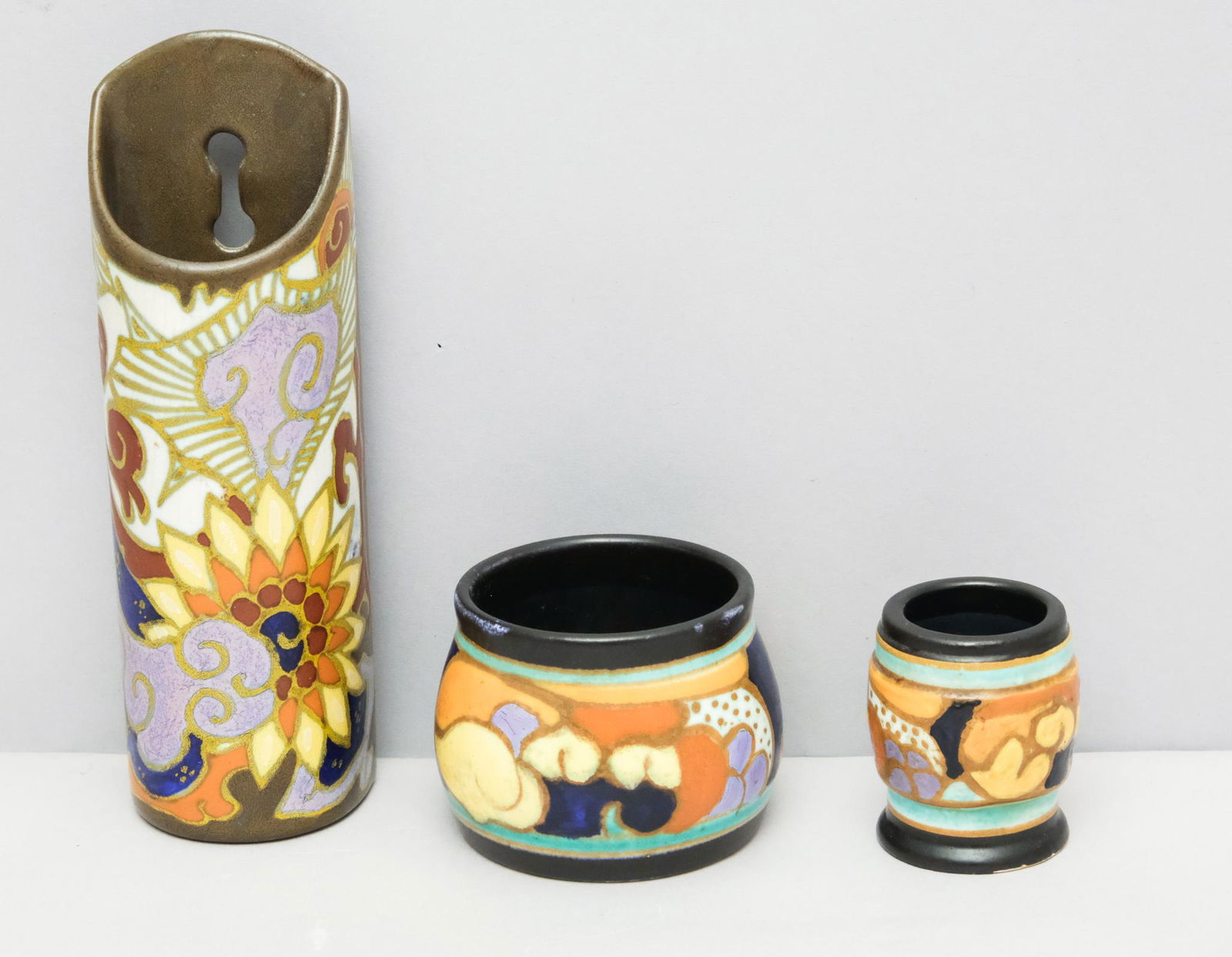 Lot of Eskaf Huizen Holland Pottery (1 of 8)