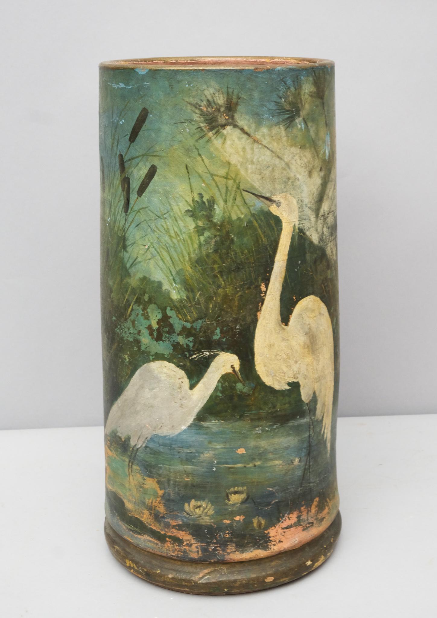 Chinese Style Hand-Painted Umbrella Stand (1 of 9)