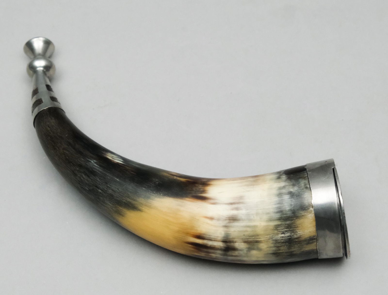 Peter Durie Aberdeen Scottish Pewter Powder Horn (1 of 9)