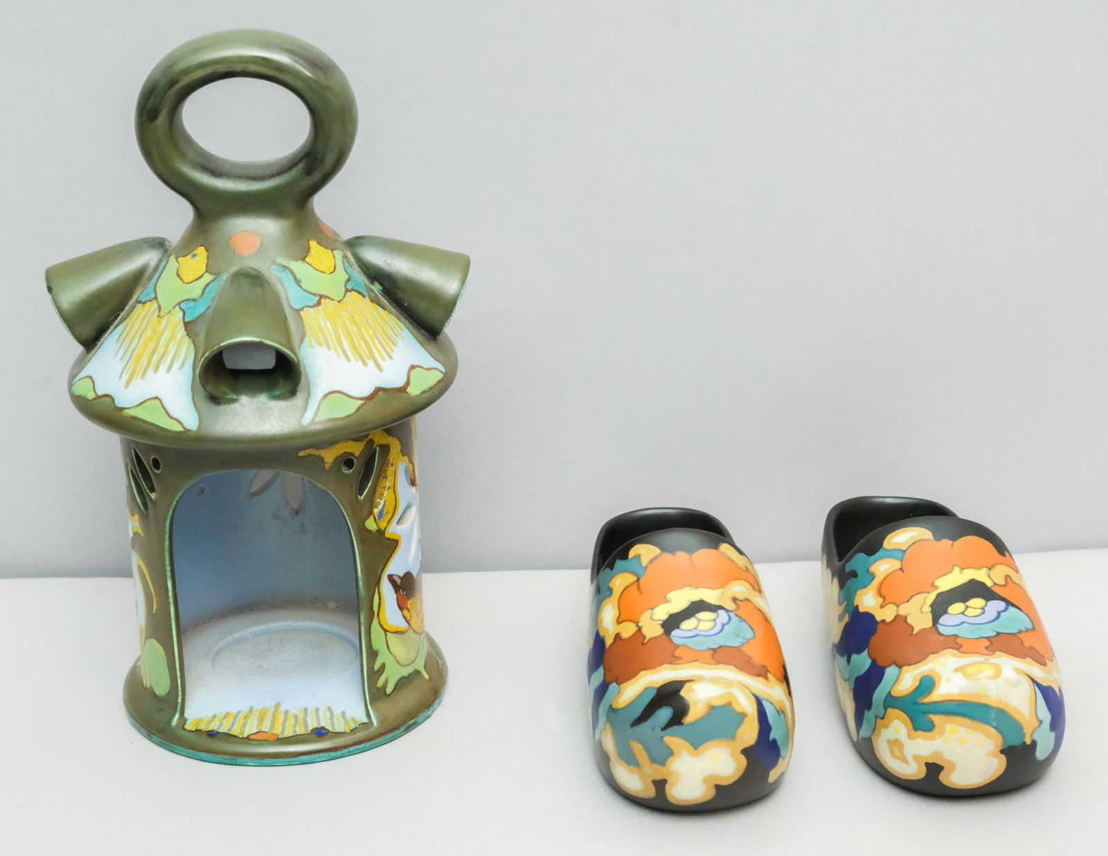 Lot of Holland Gouda Hand Painted Pottery (1 of 10)