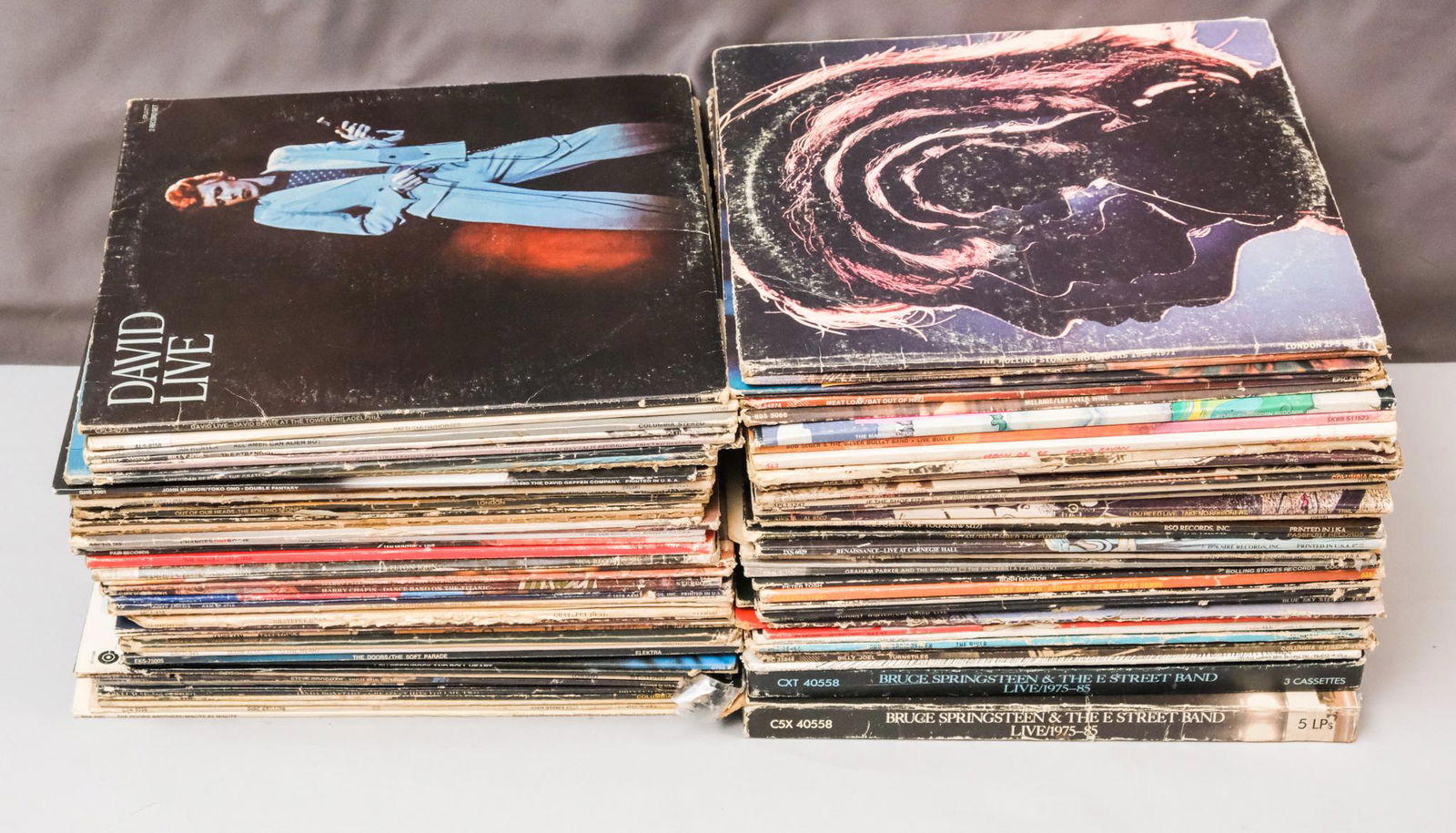 Lot of About 80 Rock/Pop Vinyl LP Records (1 of 6)