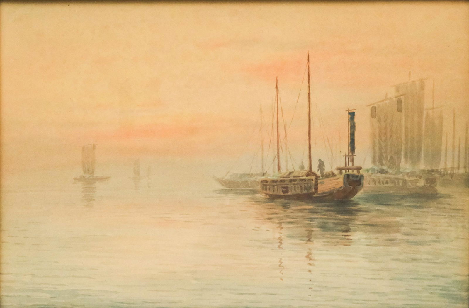 American School, watercolor Sunset (1 of 3)