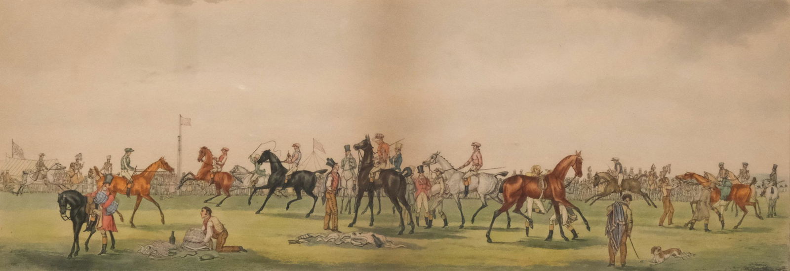 British, "Preparing to Start" Aquatint (1 of 7)