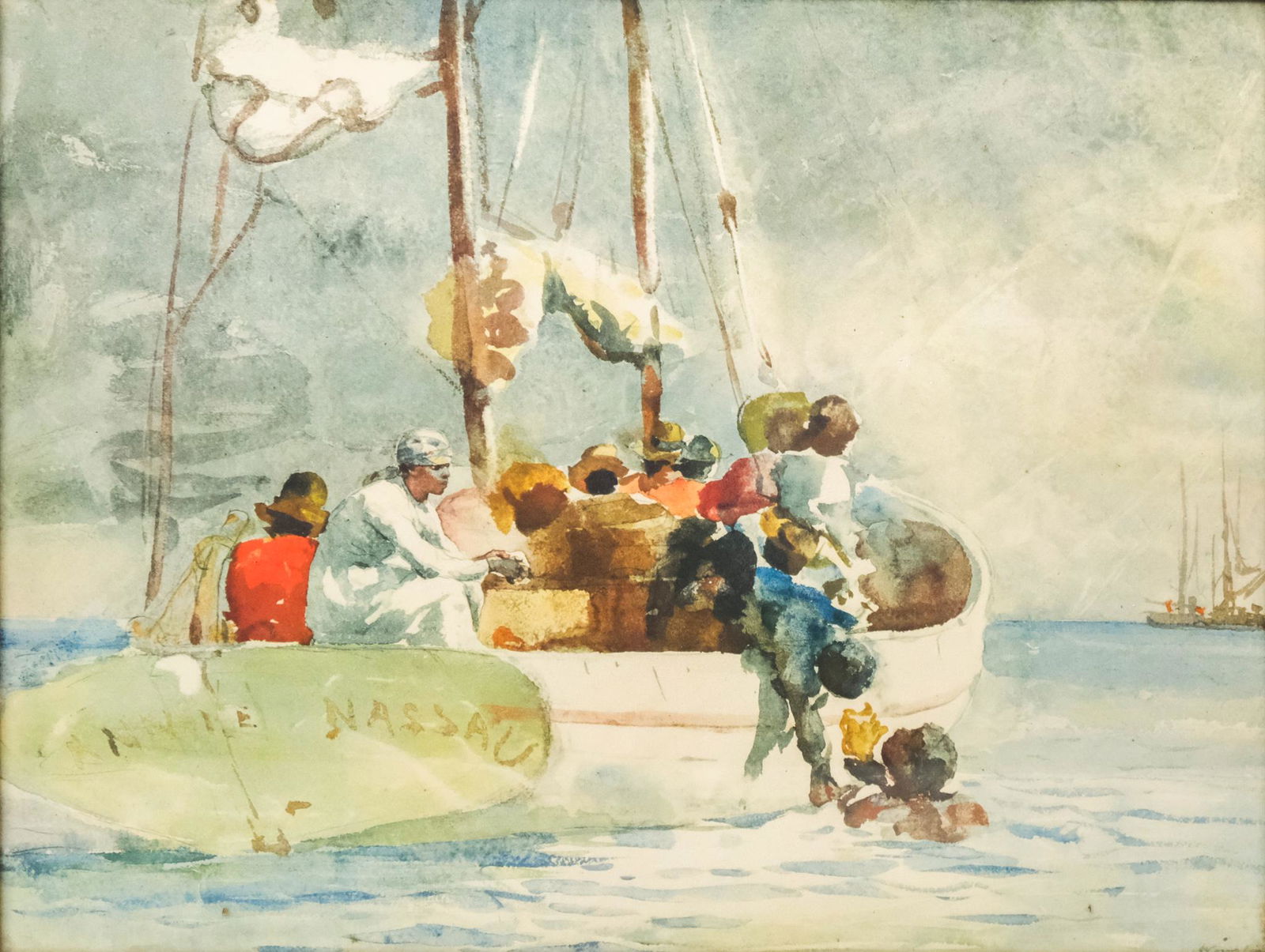 After Winslow Homer, Sponge Fishing (1 of 5)