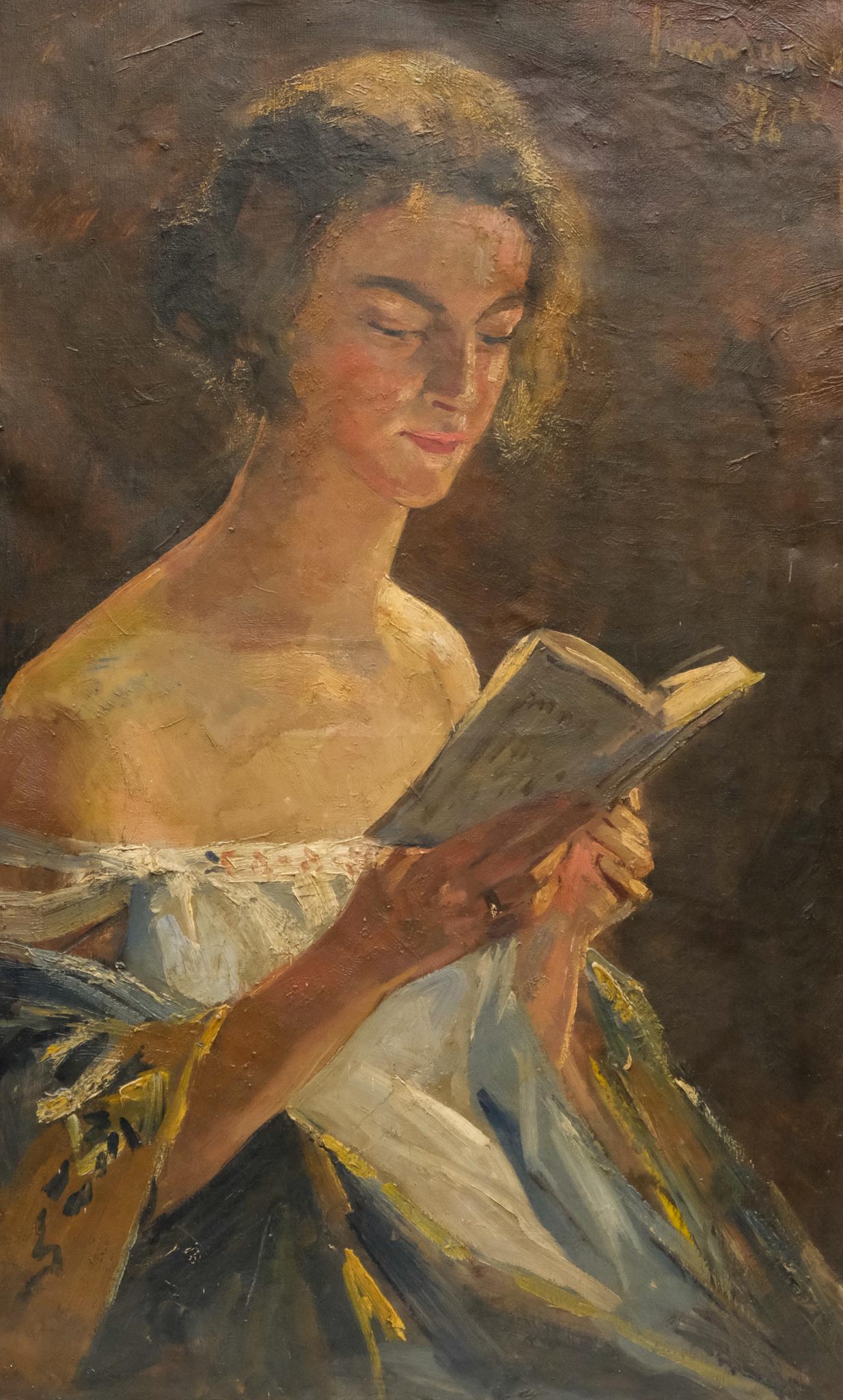 German School, Portrait of a Woman Reading (1 of 6)