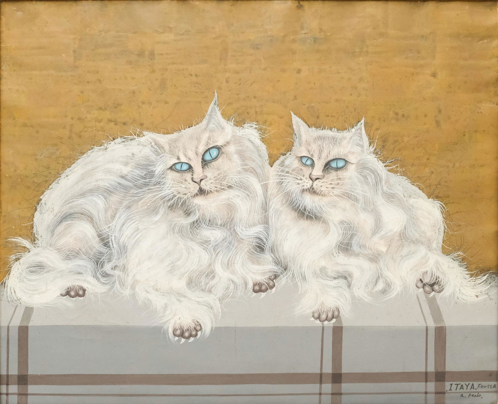 Foussa Itaya, Two Persian Cats (1 of 5)