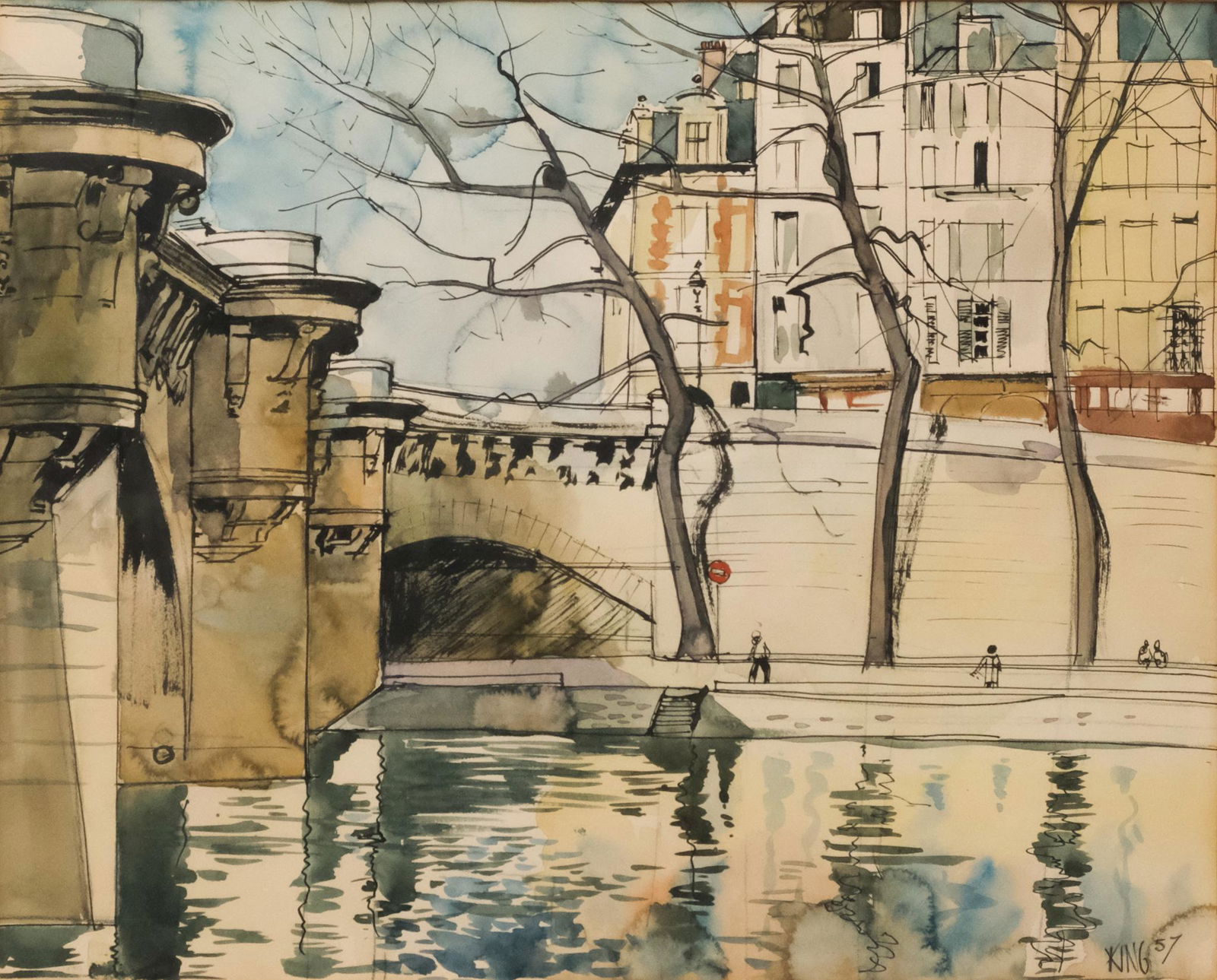 French School, View of the Seine (1 of 6)